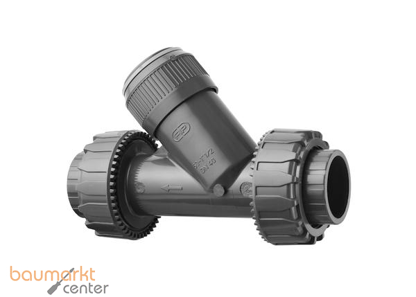 Aliaxis Rckschlagventil PVC-U d20 PN16 FKM Verschraubung Klebmuffe VRUIV-FKM