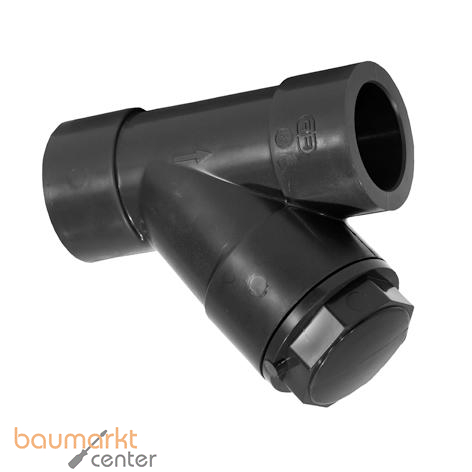 Aliaxis PVC-U Schmutzfnger R2 1/2 FKM Gewindemuffe RVFV-FKM