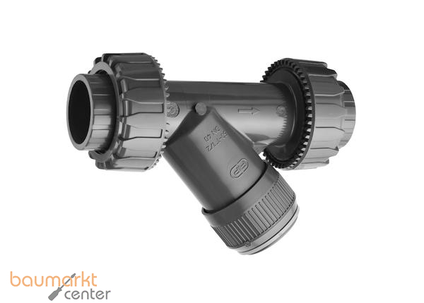 Aliaxis Schmutzfnger PVC-U d16 FKM Verschraubung Klebmuffe RVUIV-FKM