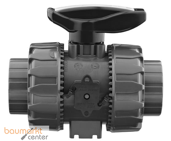 Aliaxis 2-Wege Kugelhahn PVC-U VKD d20 FKM Klebmuffe VKDIV-FKM