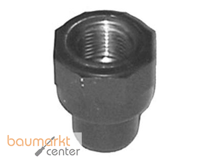 Aliaxis -Muffennippel PVC-U MIFOV d 63 x 2" PN16 auf Messing, IG