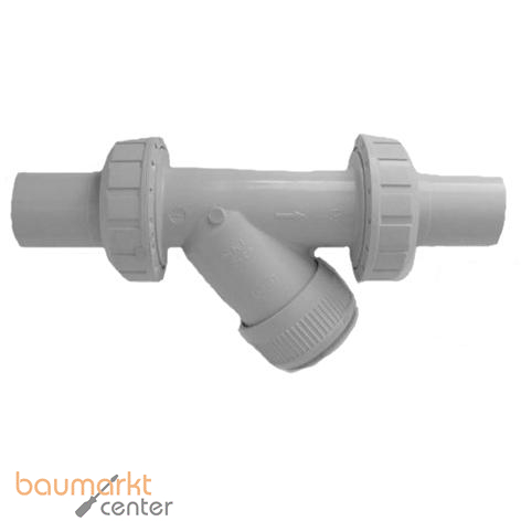 Aliaxis Schraegsitz-Schmutzfaenger m.PP-LS Stutzen RVUBM/EPDM d 40