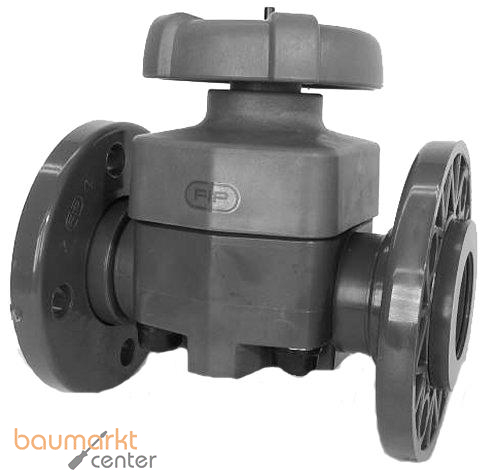 Aliaxis Membranventil m.Festflanschen PP VMOM/EPDM d 110