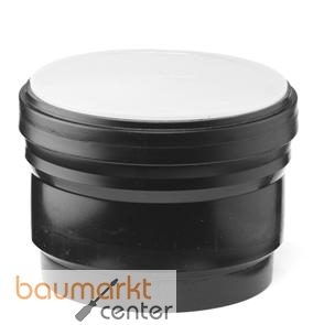 Aliaxis Steckmuffe f.PE Abfluss d 110 mit Schnappring, Dichtung u.Schutzkappe