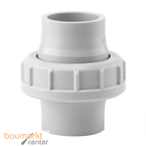 Aliaxis Verschraubung PP-H 40 mm SDR 11 EPDM mit Ueberwurfmutter,z.Stumpfschweissen