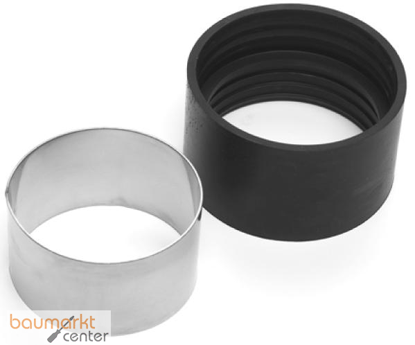 Aliaxis Sttzring f.PE Abfluss d 125 VA bergang mit Dichtung von PE auf SML-Guss