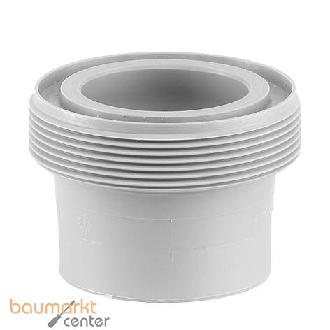 Aliaxis Einschraubteil PP-H 40 x 2" SDR 11 kurz formgespritzt z.Stumpfschweissen
