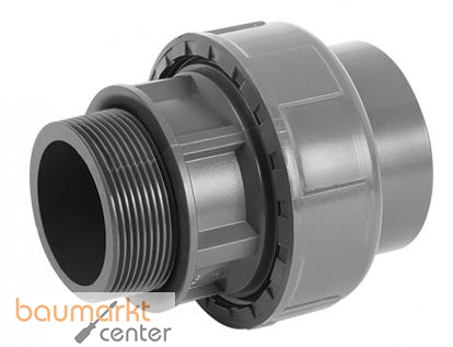 Aliaxis berg-Verschraubung PVC-U , d 63 x 2, BM3