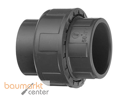 Aliaxis Verschraubung PVC-U m. O-Ring, d 40, BO1