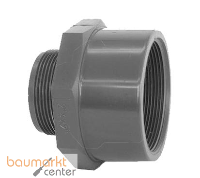 Aliaxis Red-Muffennipp. PVC-U IFFV R 3 x 4 PN16 Gewindestutzen/-muffe