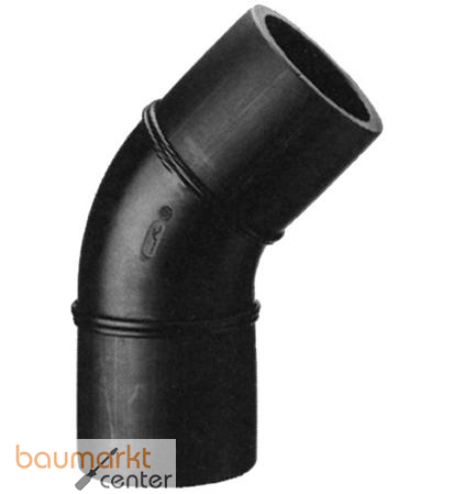 Aliaxis Bogen 45 Gr., lang, PE 100, SDR 33, d 355