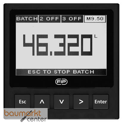 Aliaxis Batch Controller Schalttafelmontage 12-24VDC