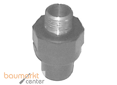 Aliaxis -Muffennippel PVC-U MIROV d 32 x 1 PN16 auf Messing, AG