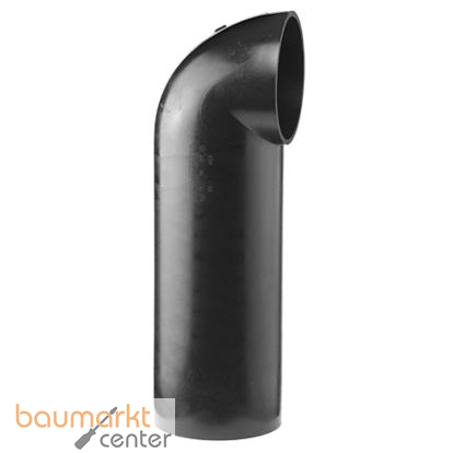 Aliaxis Winkel f.PE Abfluss d 110 90 Grad schwarz