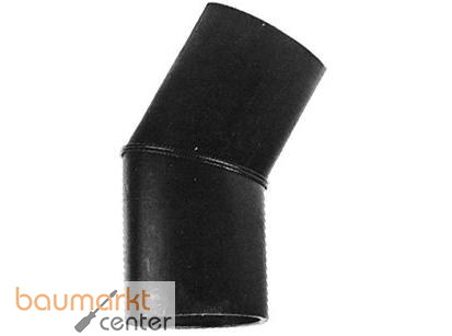 Aliaxis Bogen f.PE Abfluss d 125 15 Grad schwarz