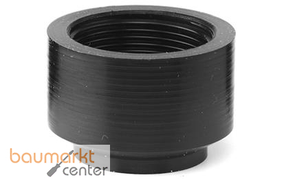 Aliaxis Muffe mit IG f.PE Abfluss d 40/1 1/2" d 40/1 1/4