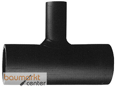 Aliaxis Sattel-T-Stuecke 90 Gr. reduziert PE 100 SDR 17 TWRBE-90 de 125/75