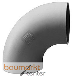 Aliaxis Bogen PP 450mm 90 Grad SDR 17 kurz formgespritzt zum Stumpfschweissen