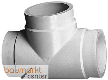 Aliaxis T-Stueck PP 400mm 90 Grad SDR 17 kurz formgespritzt zum Stumpfschweissen