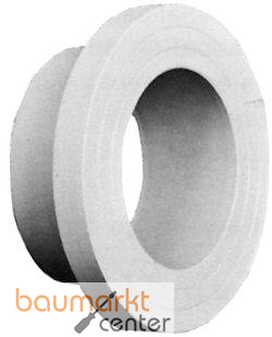 Aliaxis Vorschweissbund PP 160mm SDR 11 kurz gerillt formgespritzt z.Stumpfschweissen