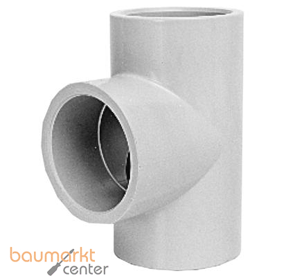 Aliaxis T-Stueck ABS TIA 75mm 90 Grad mit Klebemuffe