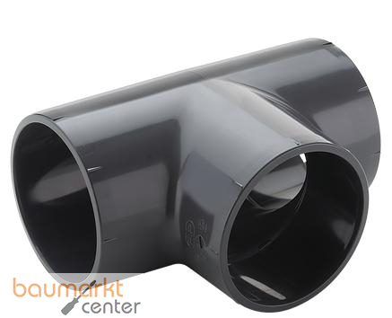 Aliaxis T-Stck 90 Gr. egal PVC-U TIV d 200 PN 16 Klebmuffe