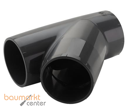 Aliaxis T-Stck 45 Gr. PVC-U YIV d 40 PN 16 Klebmuffe