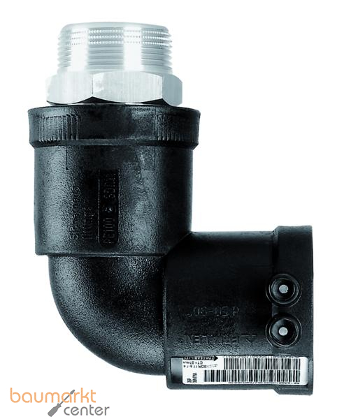 Aliaxis berg.winkel 90 PEHD/Messing AG WUN 90 d 50 x R 1 1/2 FRIALEN