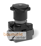 Aliaxis PVC-U Membranventil R1/2 FKM Gewindemuffe CMFV-FKM