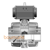 Aliaxis 2/2-Wege-Kugelhahn PP VKD d50 PN10 VKDIM/CP-NC-EPDM