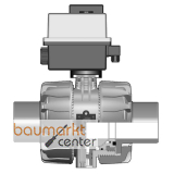 Aliaxis 2/2-Wege-Kugelhahn PP VKD d50 PN10 VKDDM/CE-EPDM