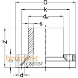 Aliaxis Sonderflanschverb. kurz PE100 SDR 17 d 90 PN 16
