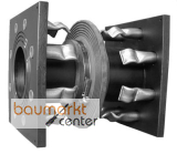 Aliaxis Wanddurchf. PE d110 beidseit.Flansch DN100 PN10 gebo.Duebel V4A Dichtk.NR