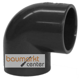 Aliaxis Winkel 90 Gr. PVC-U GFV R 1 1/2" PN16 Gewindemuffe