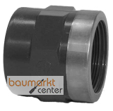 Aliaxis berg.muffe PVC-U MIMV d 16 x 3/8" PN16 Klebmuffe/Gewinde metallringverst.