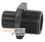 Aliaxis Red-nippel PVC-U NRIV d 25 x 1" PN16 Klebstutzen, AG