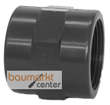 Aliaxis berg.muffe PVC-U MIFV d 16 x 3/8" PN16 Klebmuffe/Gewindeanschluss