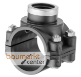 Aliaxis Anbohrschelle PP IG d25xR1/2 schwarz UFM