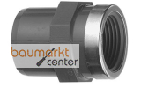 Aliaxis berg-Muffennippel PVC-U m. Metallring d 20 x 1/2, RM3